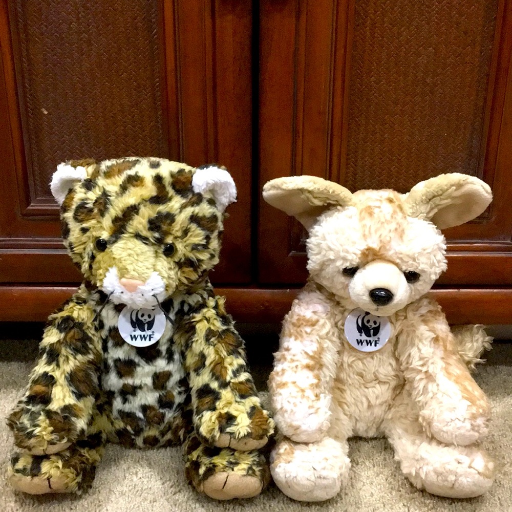 ❣️ BUILD-A-BEAR ❣️ COLLECTION EXTREMELY CUTE WWF ZOO COLLECTABLE LOT ( NWOT ) .
